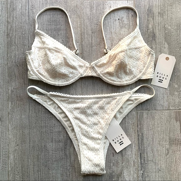 🔥🔥BILLABONG - SALTY BLONDE BY THE SEASHORE UNDERWIRE ISLA BIKINI SET🔥🔥 - Picture 3 of 9